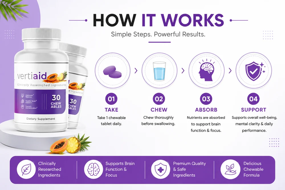 VertiAid vestibular and balance support formula